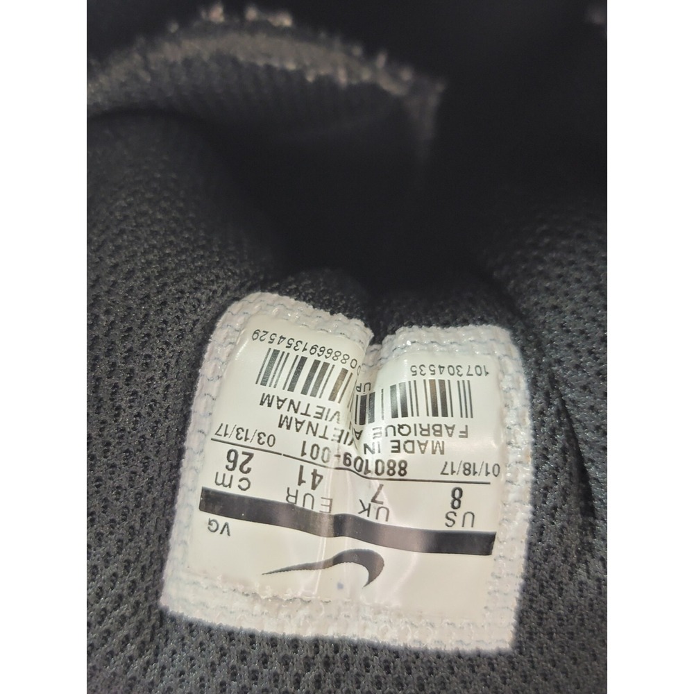 Nike Force Savage Shark Black White Men's Size 8 880109-001 - Picture 9 of 9